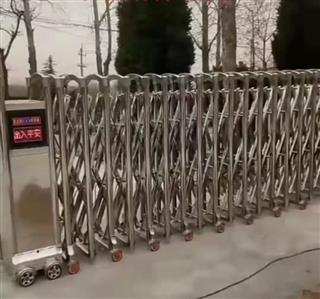 洛阳新安电动伸缩门工程