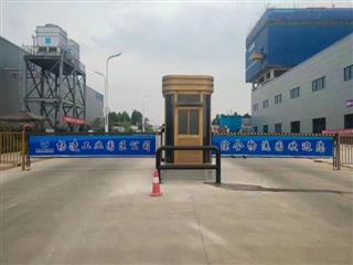 物流园大门车牌识别广告道闸系统工程
