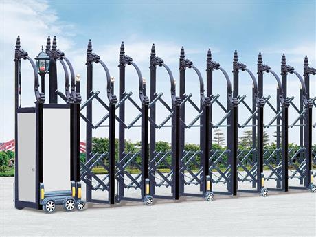 洛阳伸缩门安装